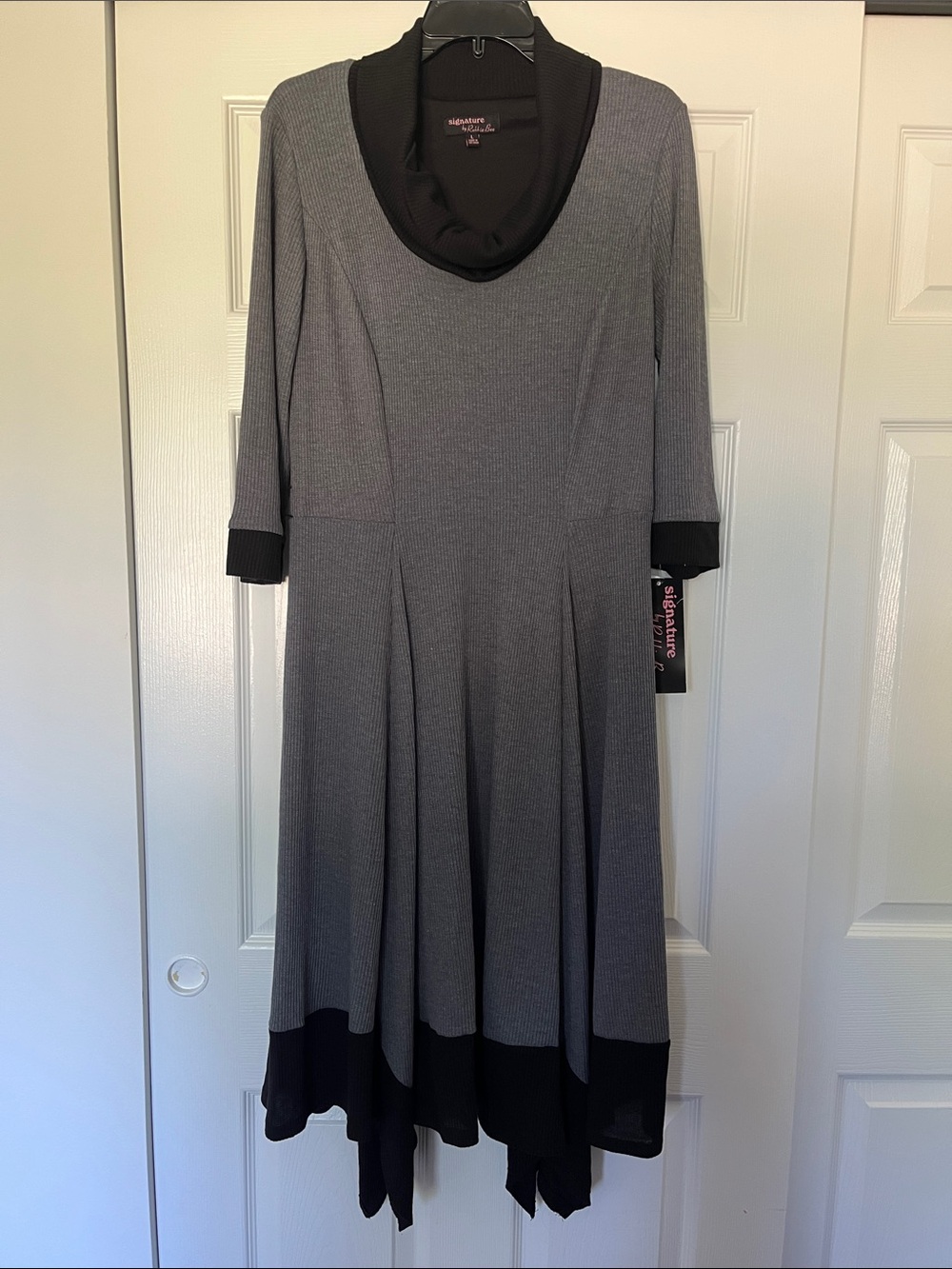 Boho Cottagecore Signature Fit and Flare Sweater Dress by Robbie Bee